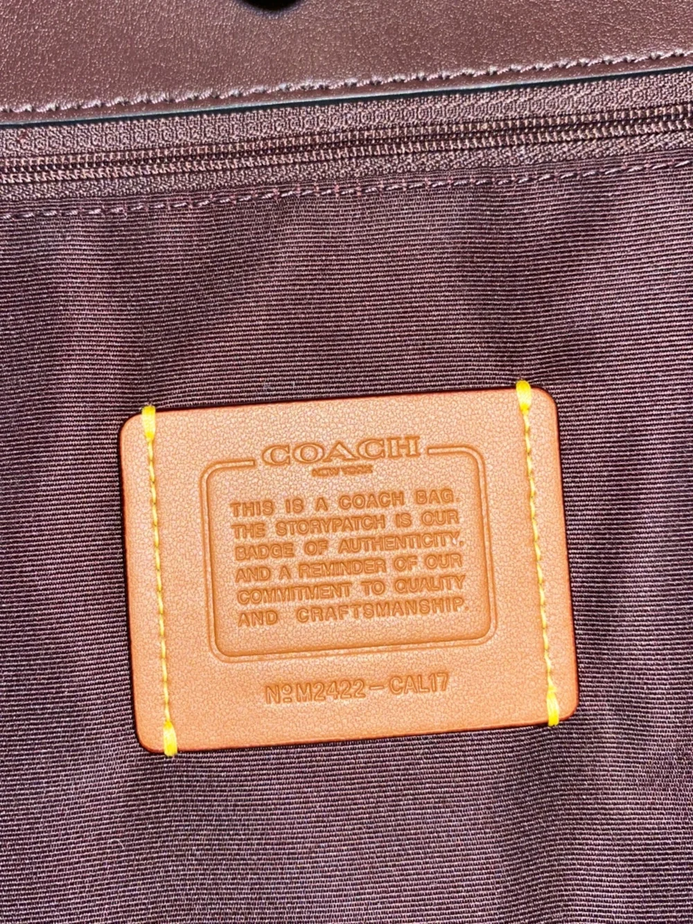 Coach Hadley Turnlock Tote - Picture 4 of 4